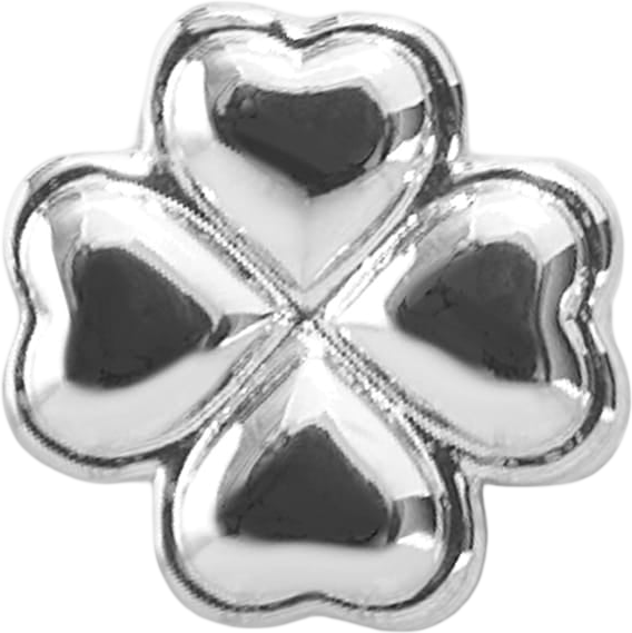 Slider Block Clover Charm