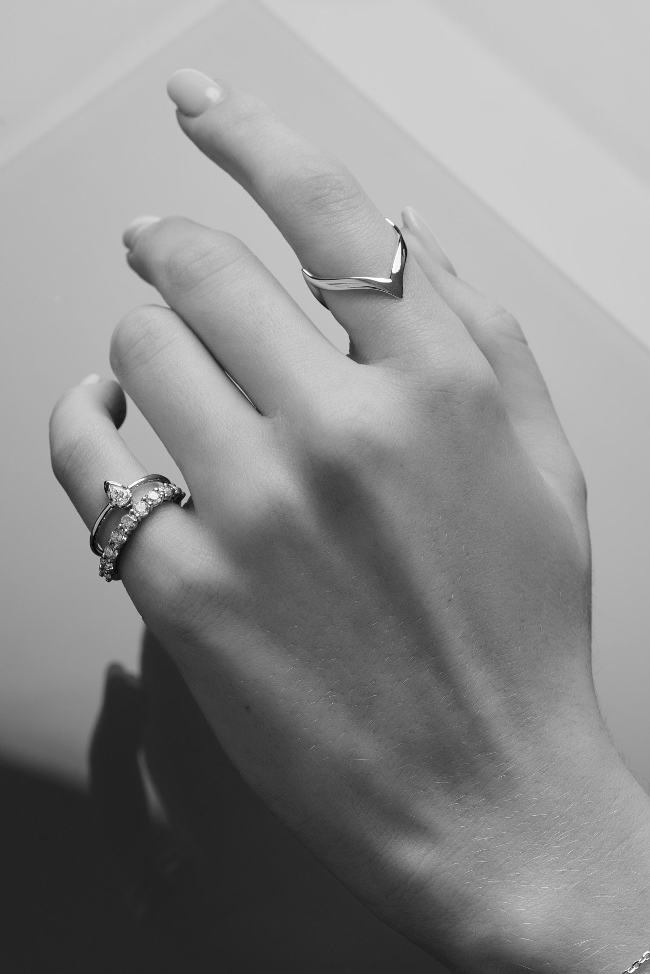 En Pointe Ring | Silver