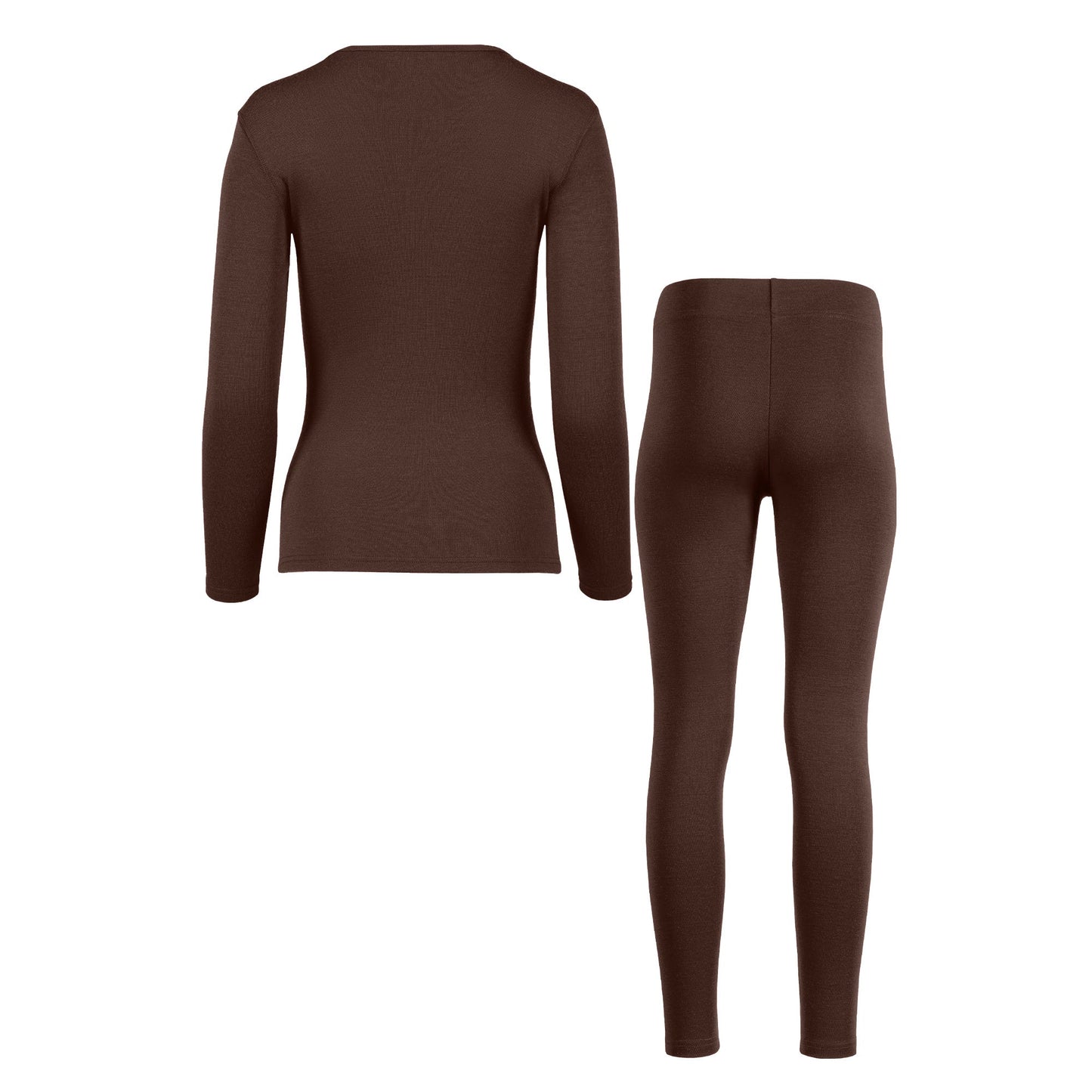 Women's 250 Long Sleeve & Leggings 2-Piece Brown