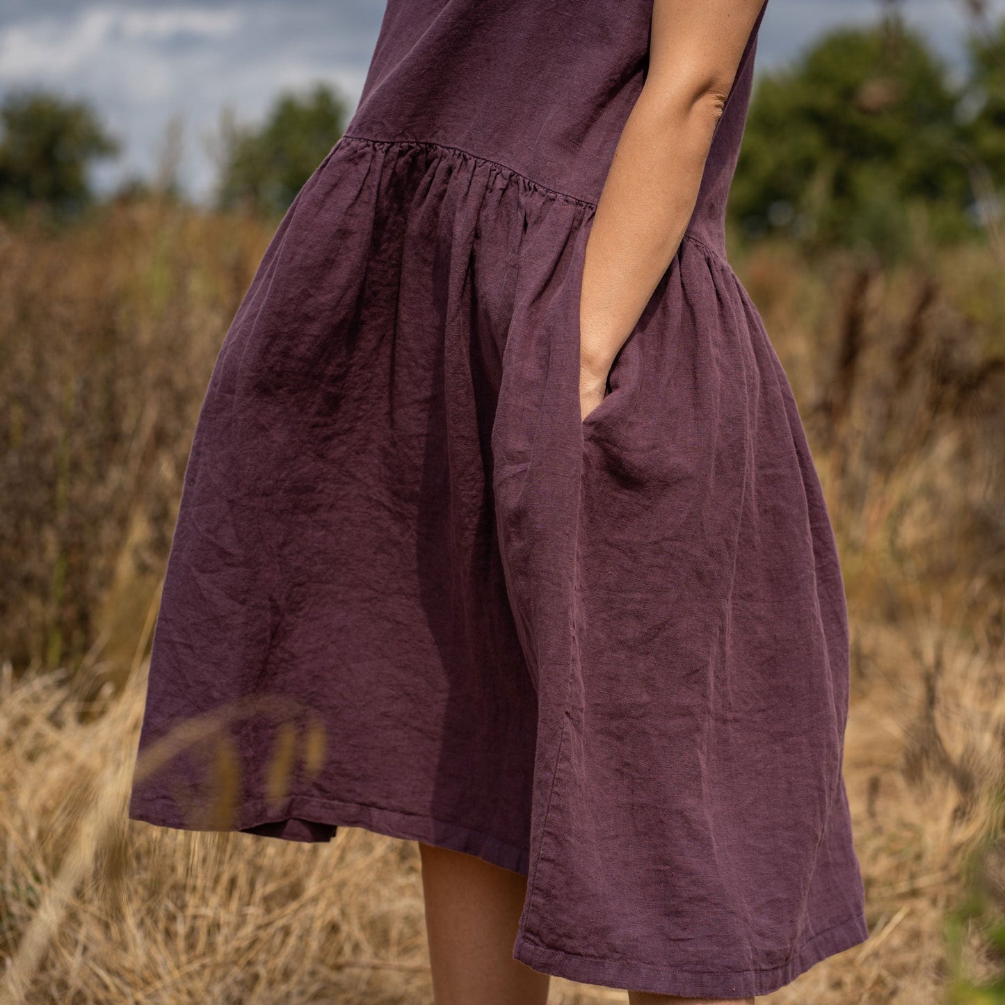 Smock Dress Cecilia Shadow Purple