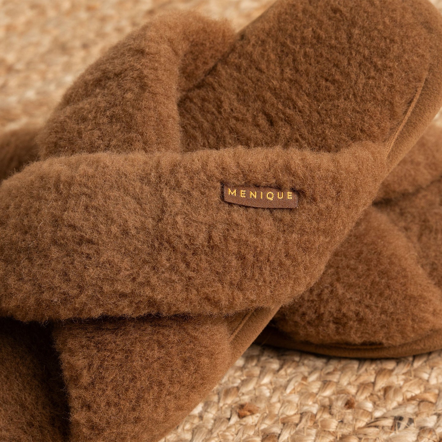 Women's Cross Fluffy Slippers
