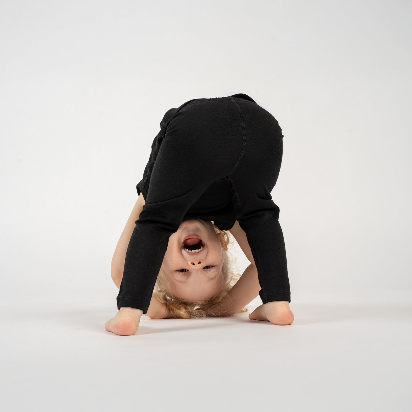 Kids' 160 Merino Pants Black