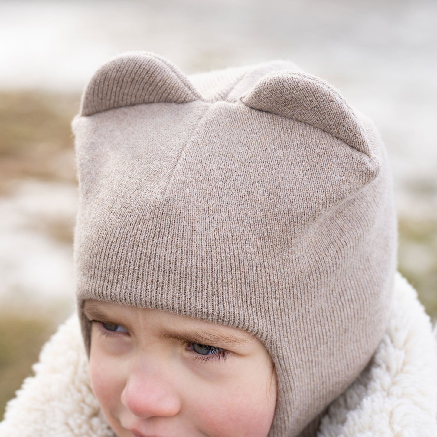 Kids' Knit Balaclava Cashmere Blend