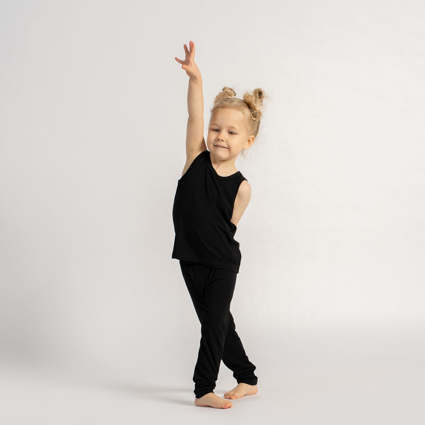 Kids' Bamboo Sleeveless Top & Bottom 2-Piece Pajama