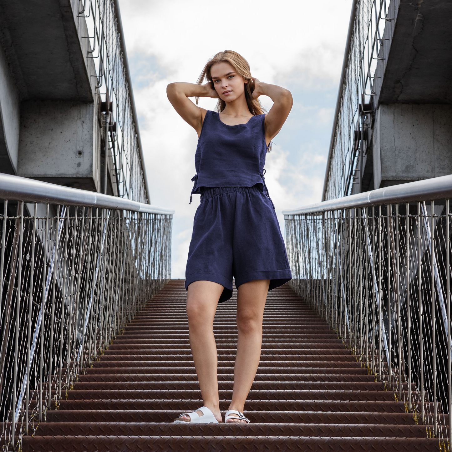 Crop Top with Side Ribbons Audrey