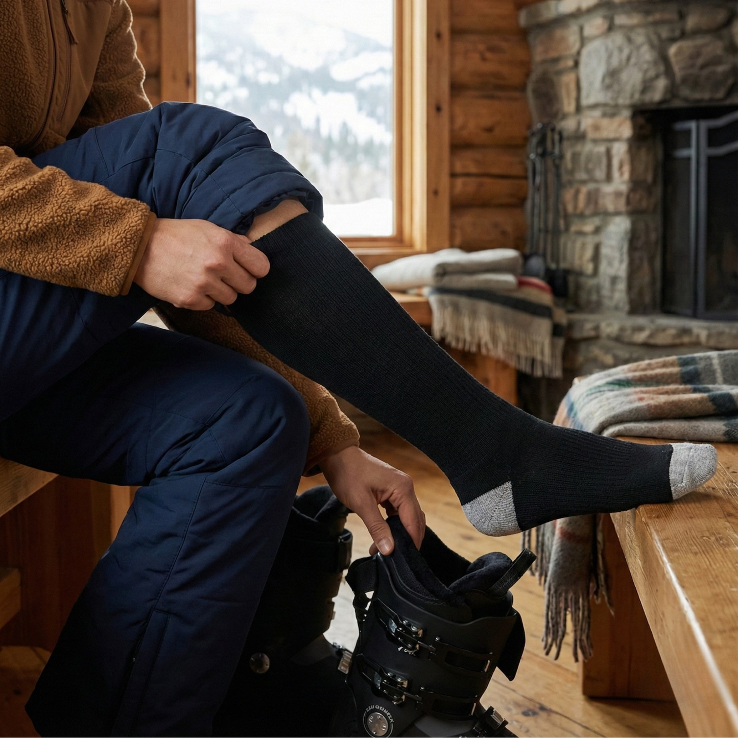 High Performance Ski Socks For Men