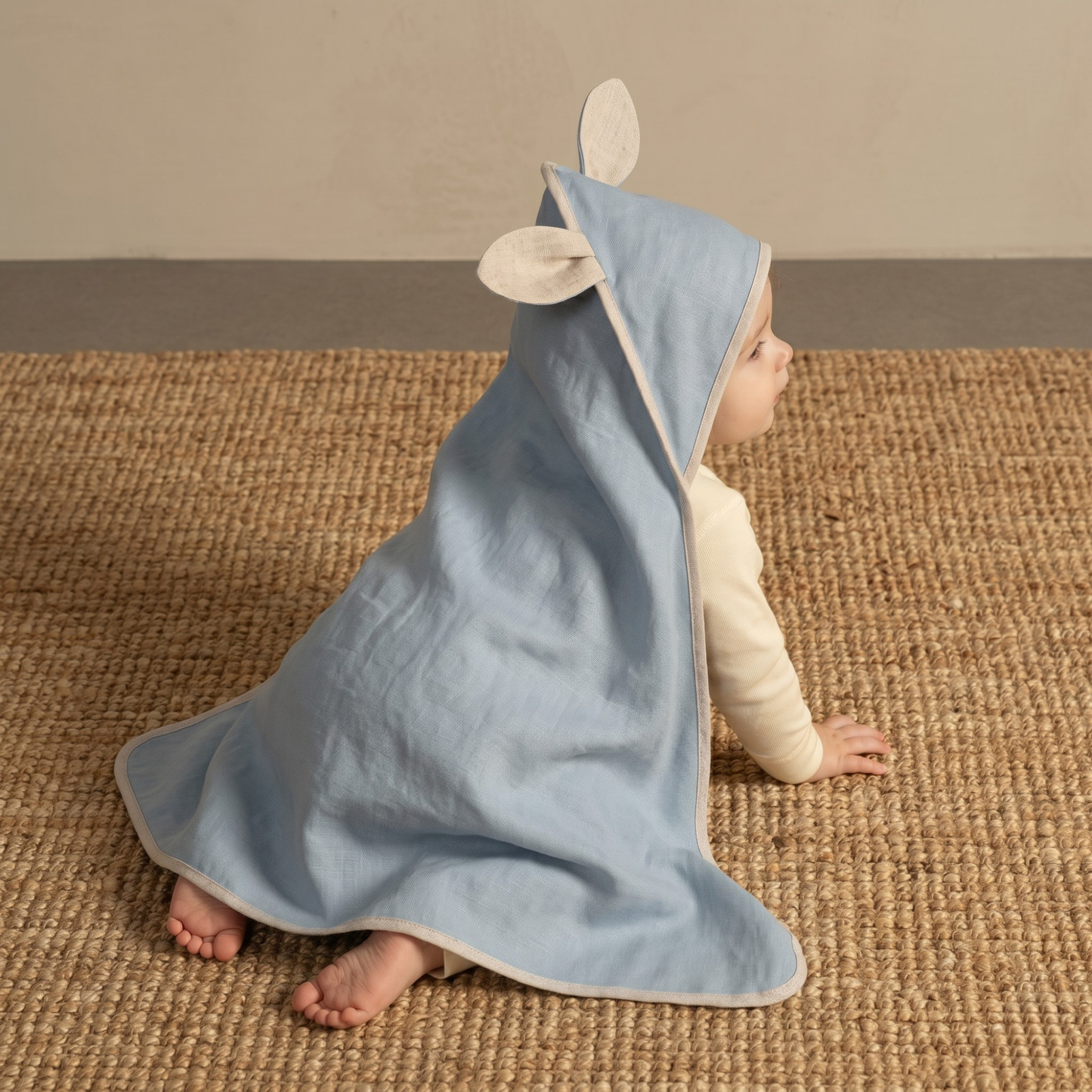 Linen Baby Towel with Ears