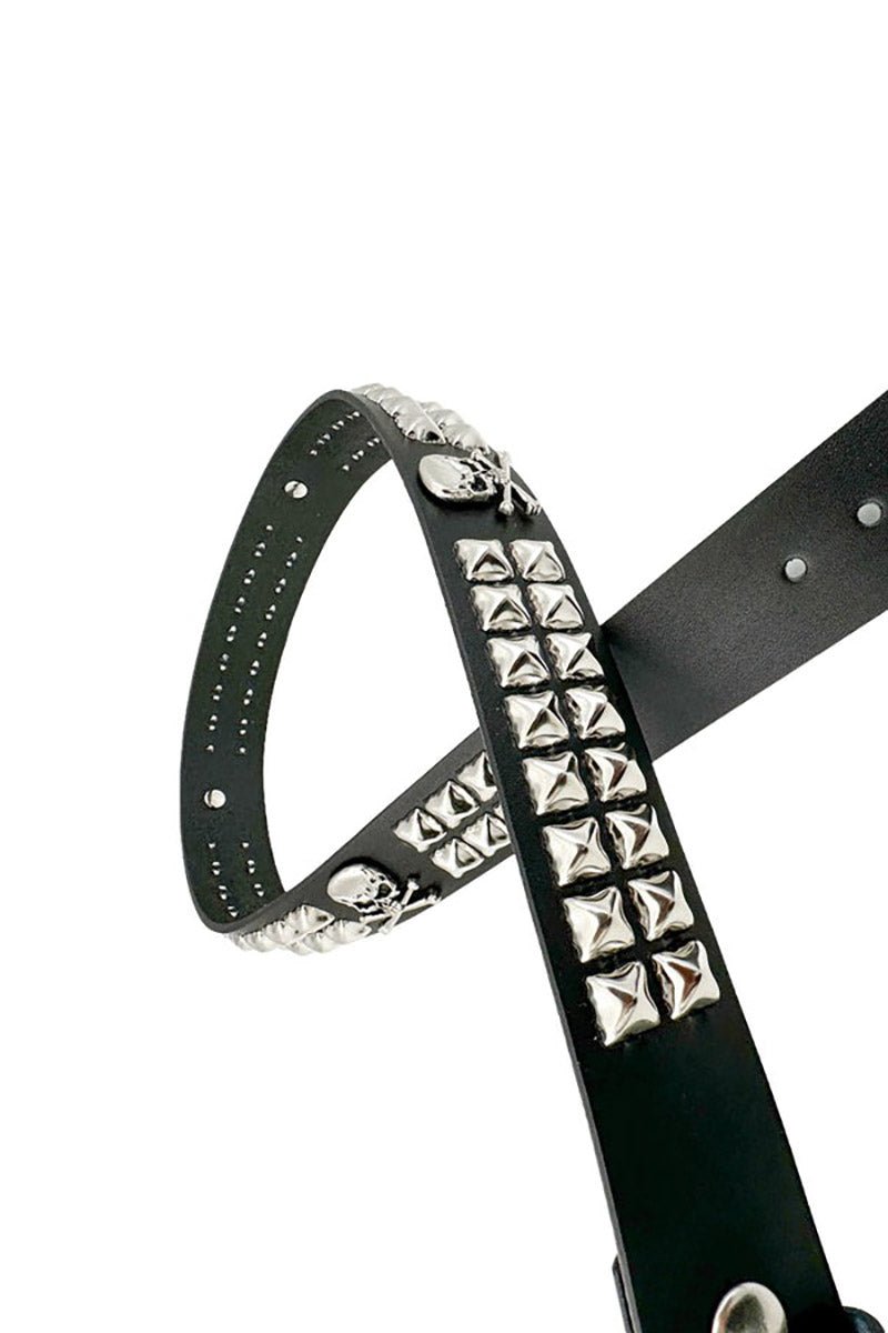 Black Flag Skull & Crossbones Belt