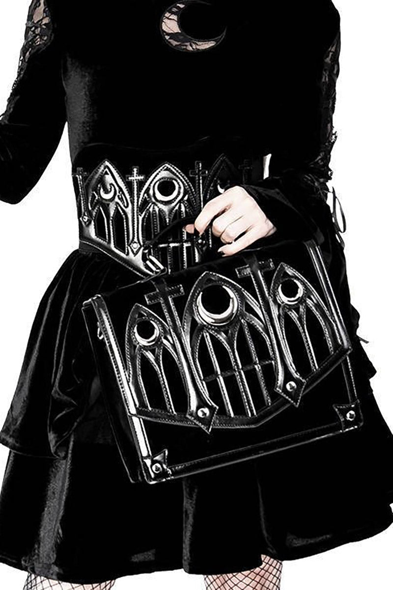 Cathedral Waist Belt With Triple Moon
