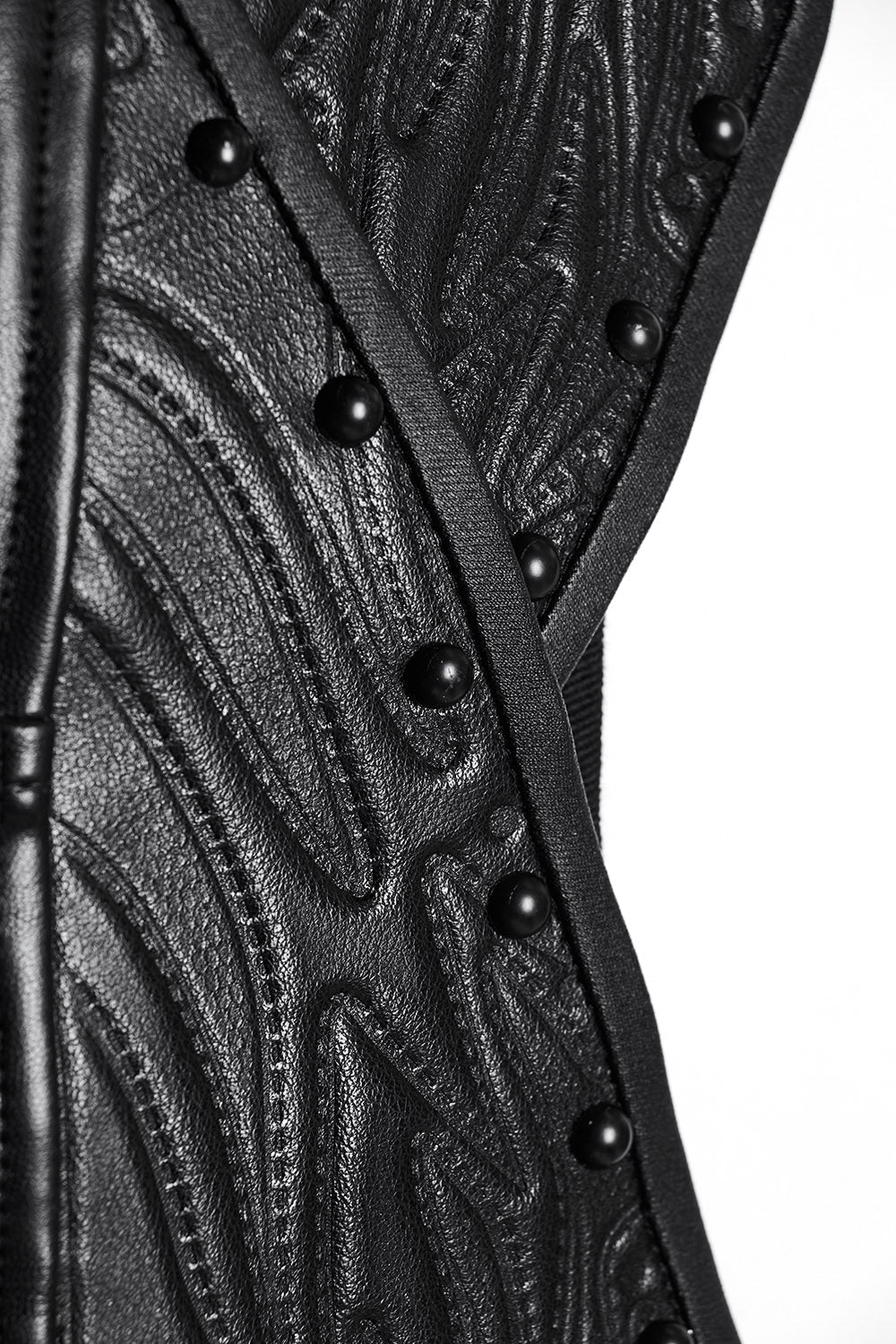 Badlands Studded Vegan Leather Moto Pants