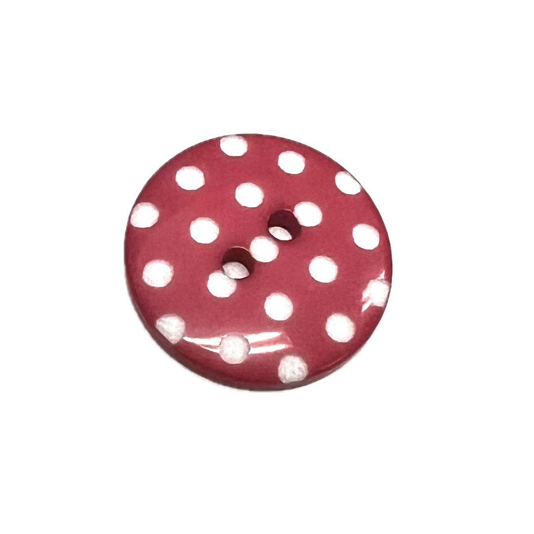 Polka Dot - Pink - 14mm