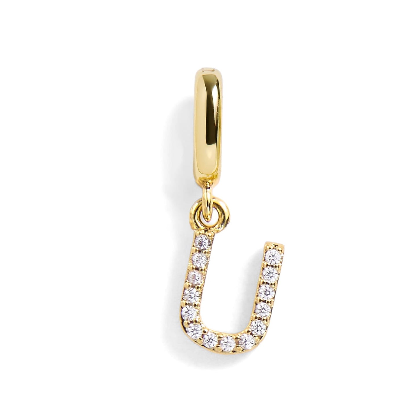 Pavé Letter Charm