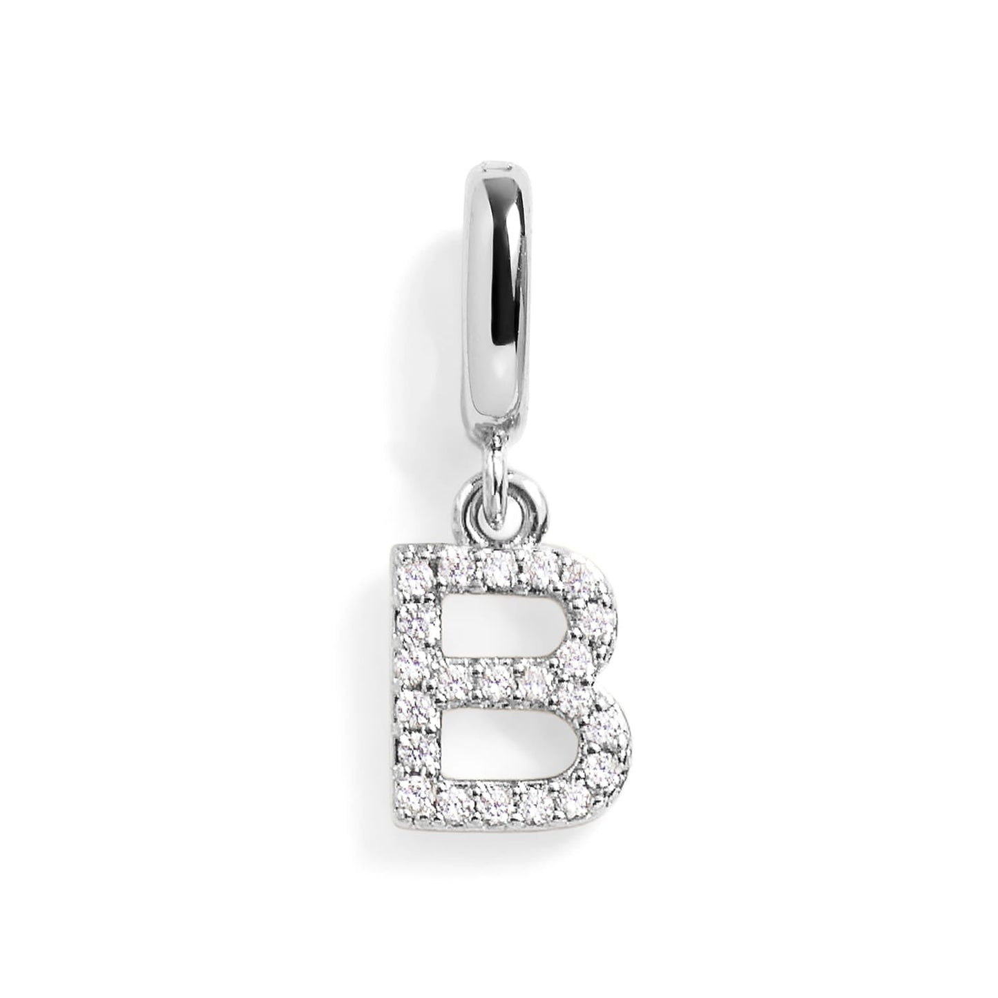 Pavé Letter Charm