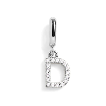 Pavé Letter Charm