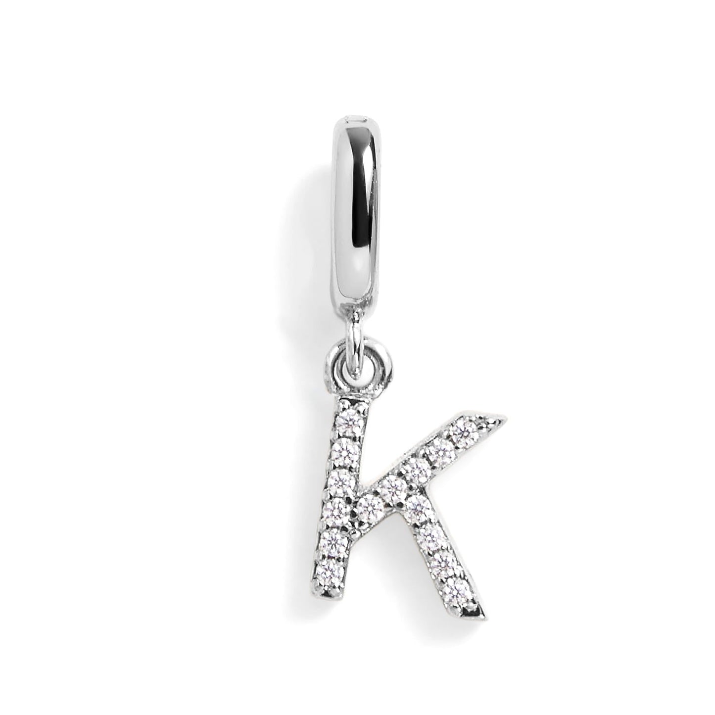 Pavé Letter Charm