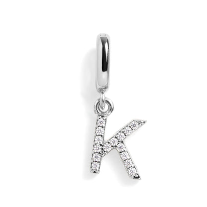 Pavé Letter Charm