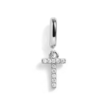Pavé Letter Charm