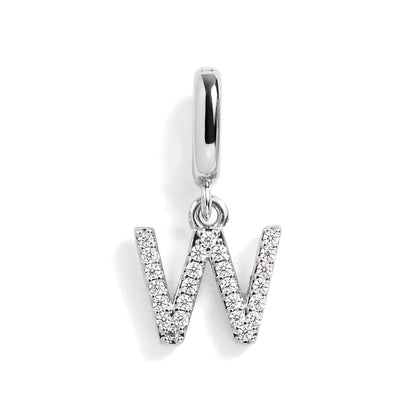 Pavé Letter Charm