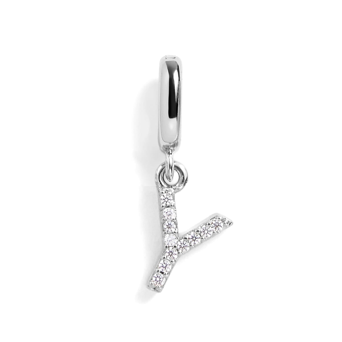 Pavé Letter Charm