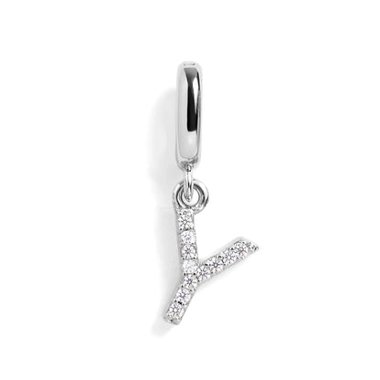 Pavé Letter Charm