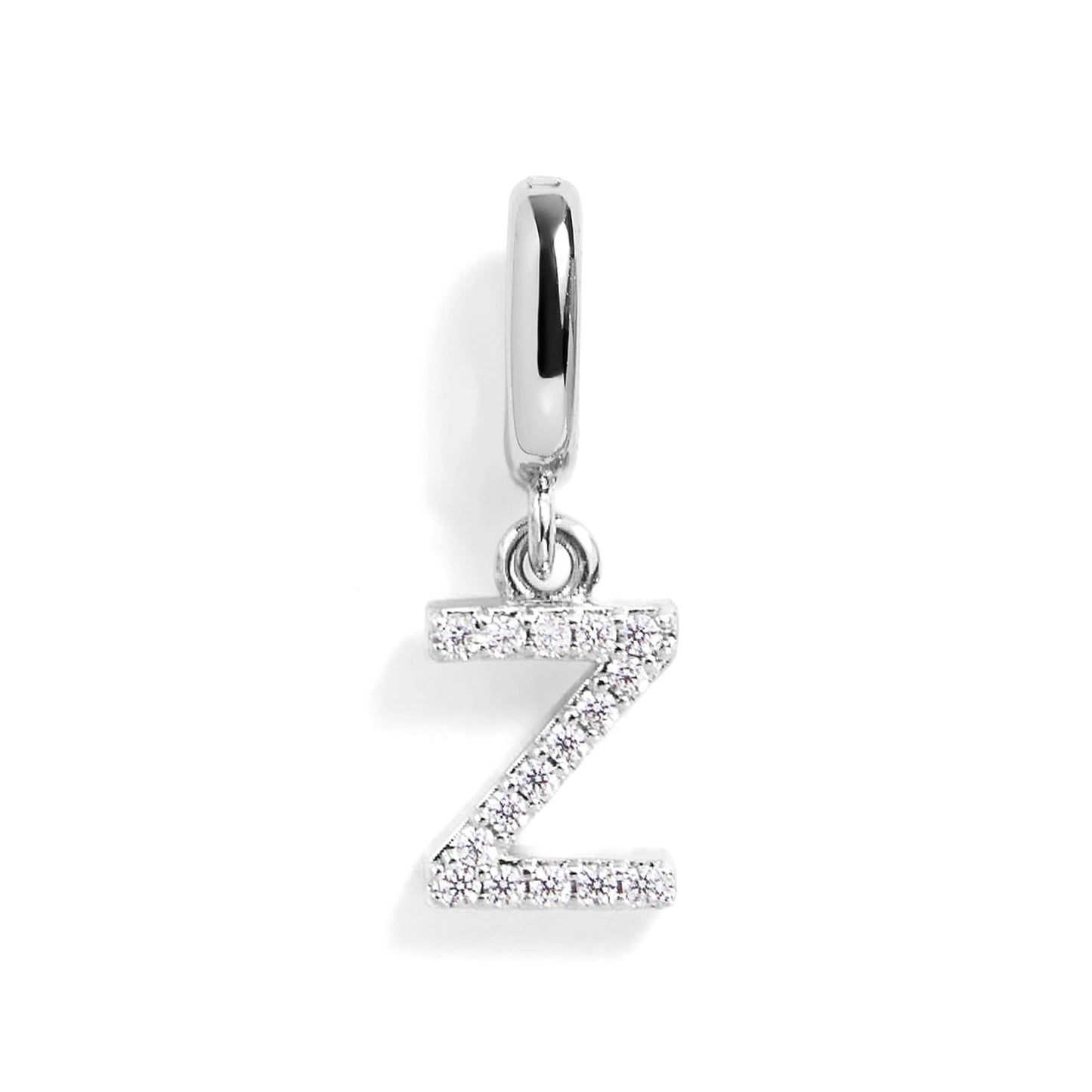 Pavé Letter Charm