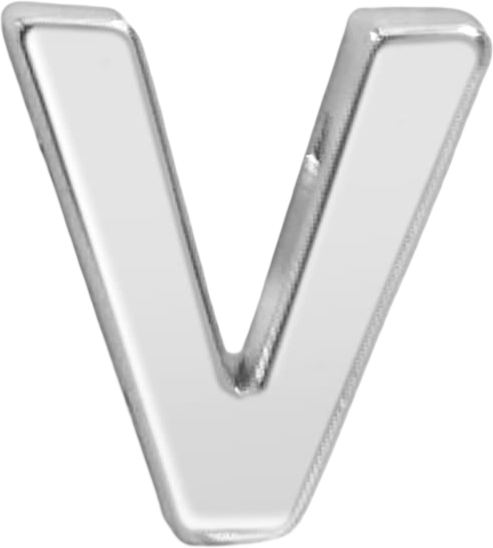 Slider Block Letter Charm