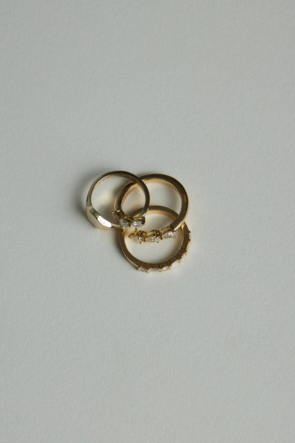 Baguette Diamond Ring | Yellow Gold
