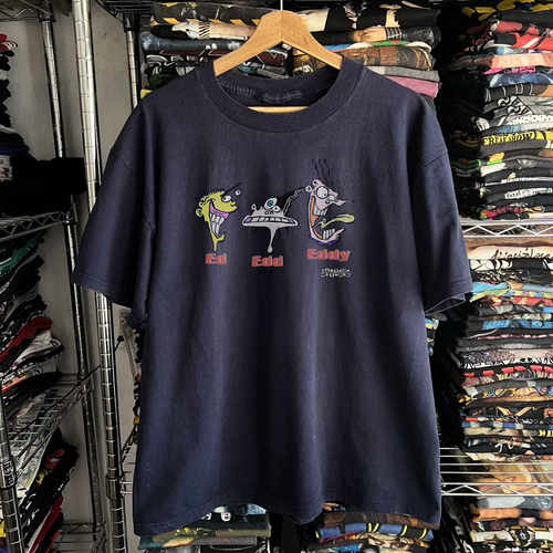 Y2k Ed, Edd & Eddy Washed Navy Tee