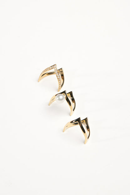 En Pointe Diamond Ring | White Gold