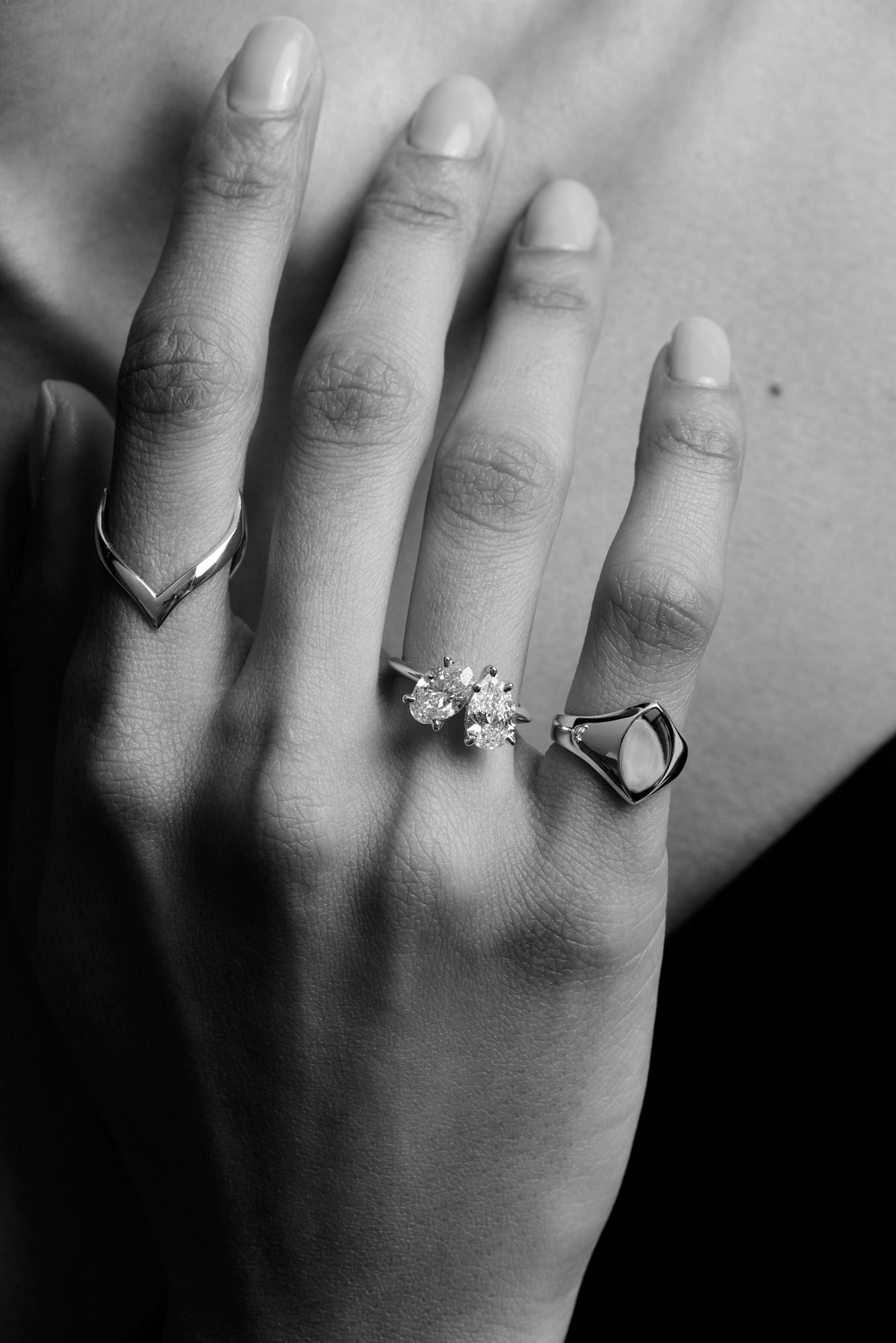En Pointe Ring | Silver
