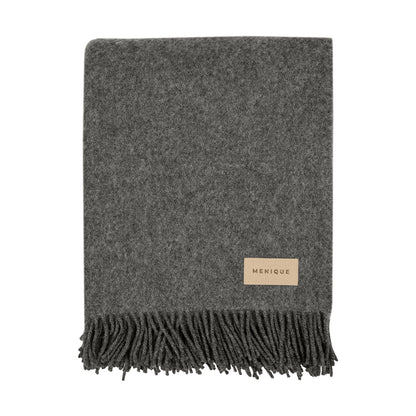 Natural Wool Blanket Throw Milan