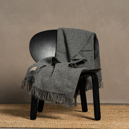 Natural Wool Blanket Throw Milan