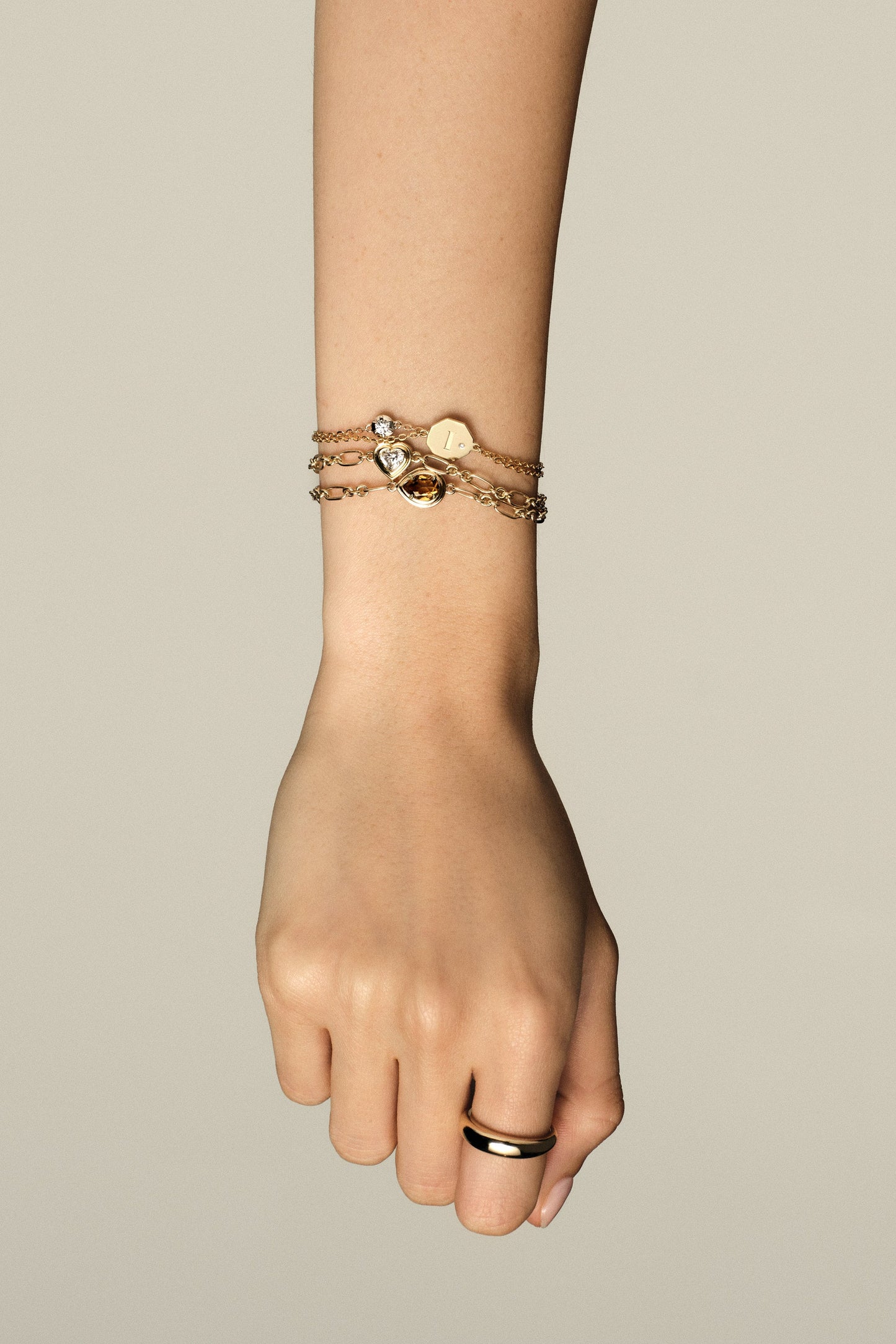 Roma Pear Gemstone Bracelet | Yellow Gold
