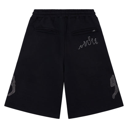 Peace Within Rhinestuds Short