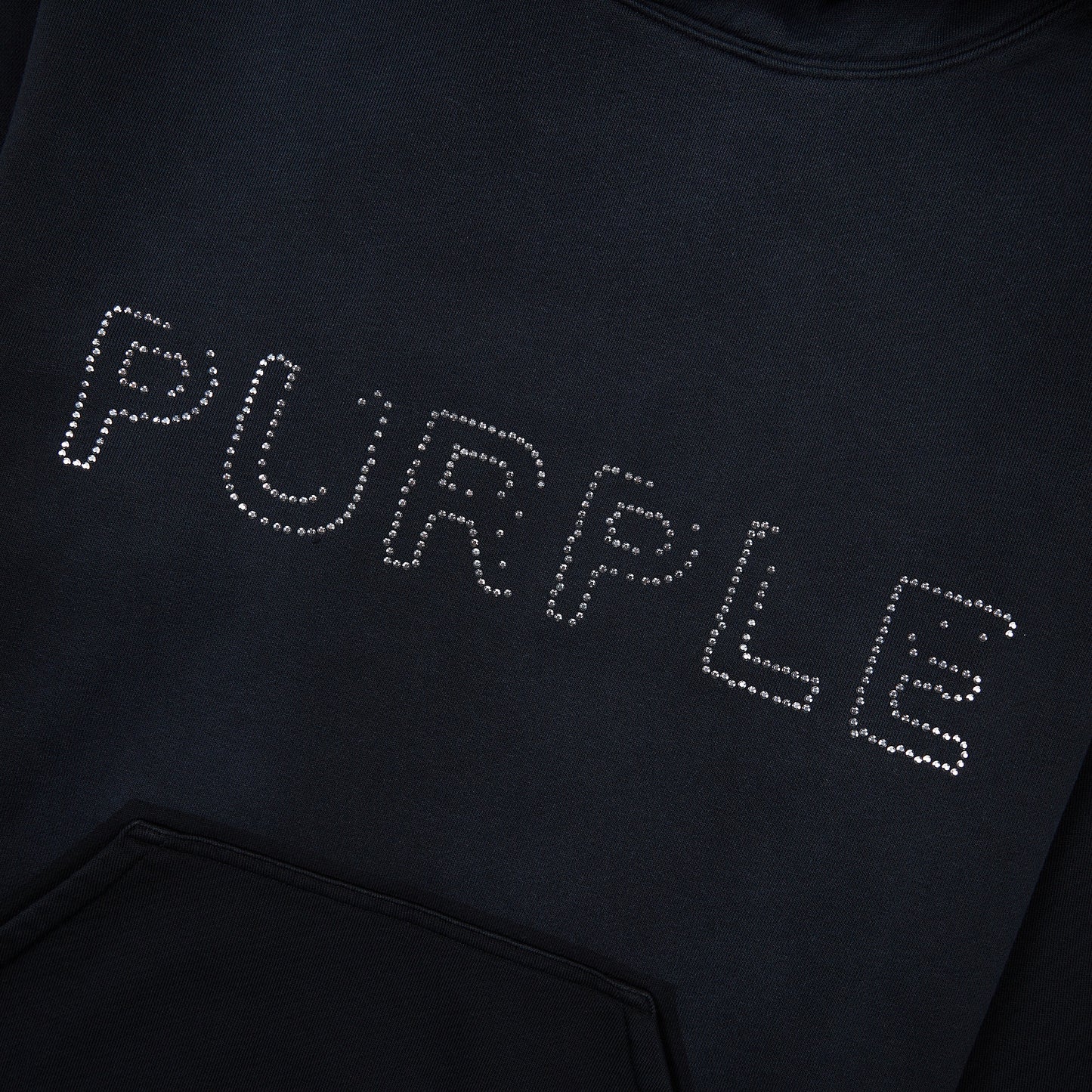 Embellished Logo Hoodie | Black