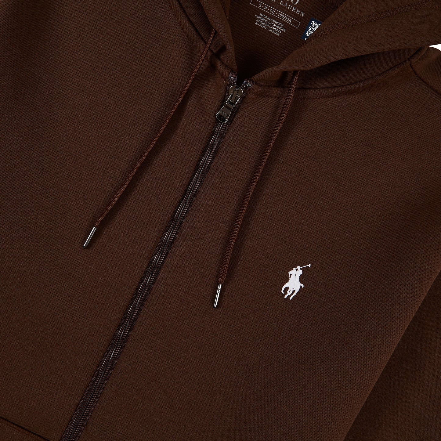 Double-Knit Zip Up Hoodie | Branch Brown