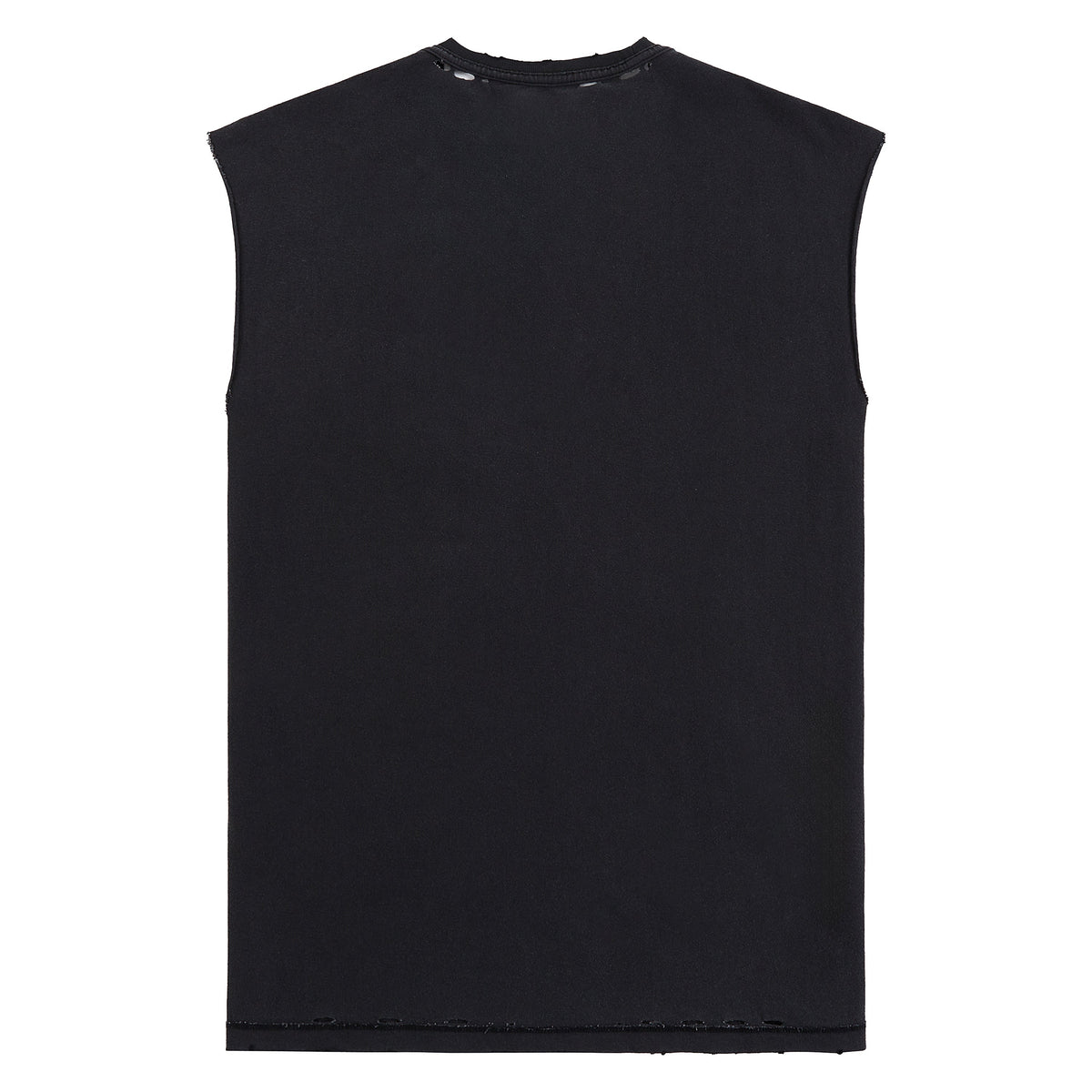 Sequin Script Sleeveless Tee