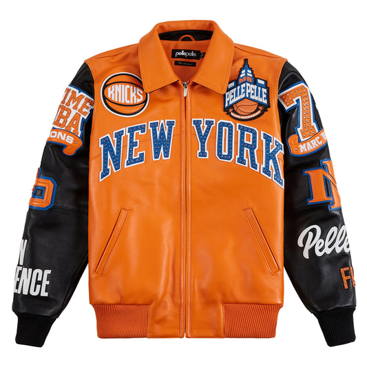 NY Knicks For The City Jacket | Orange/Black/Royal