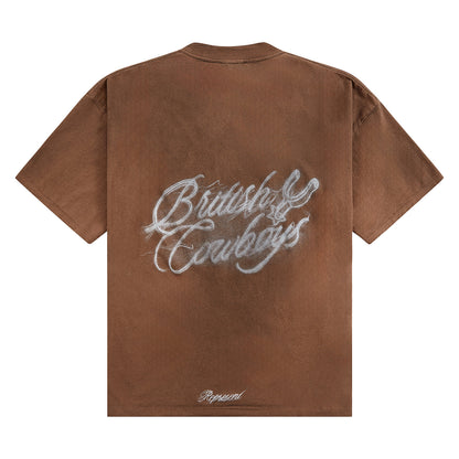 British Cowboys Tee | Dusty Brown