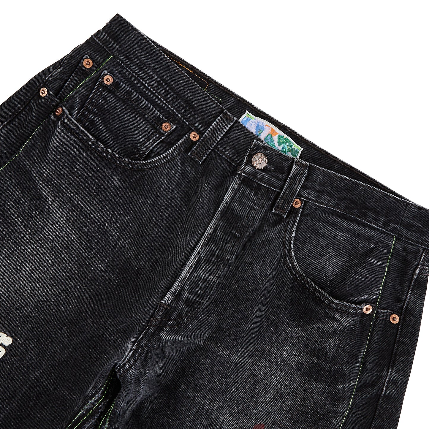 Monroe Triple-Wide Denim Short | Denim Black