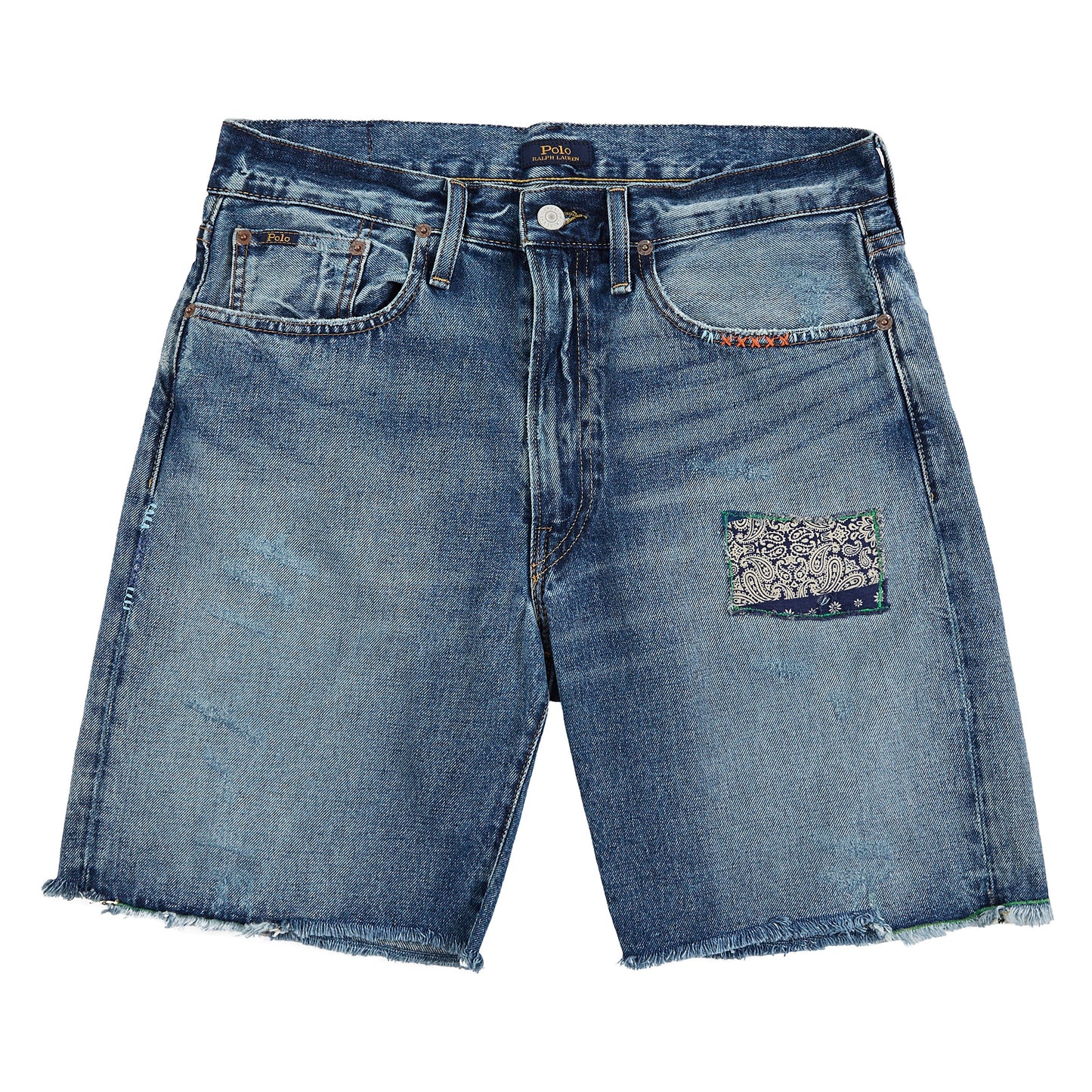 Bandana Repair Denim Short
