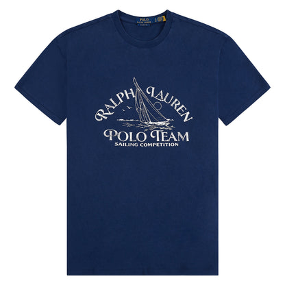 Sailing Tee | Dark Cobalt