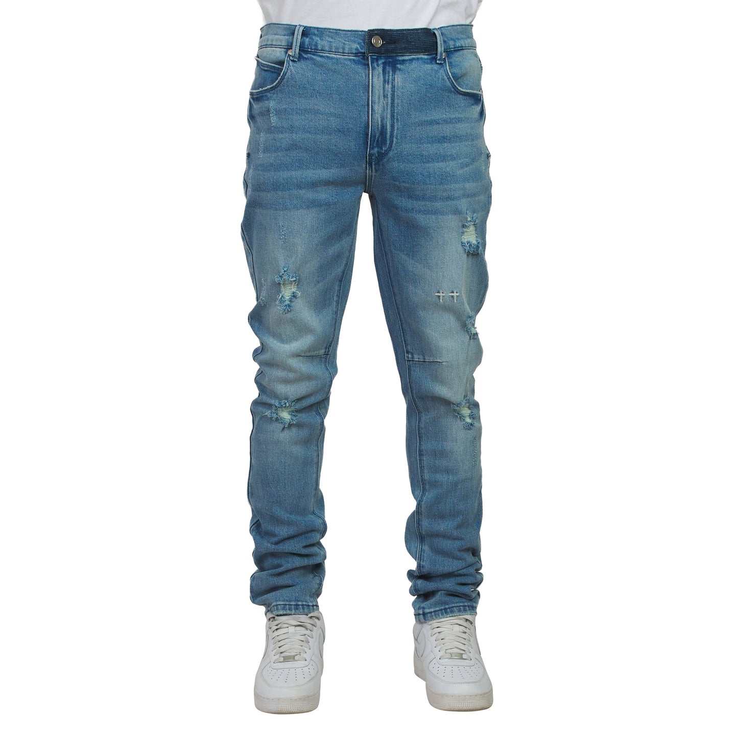 Bryant Skinny Denim | Glacier Blue Cross Triad