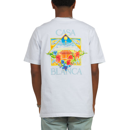 Flower Court Icon Tee | White