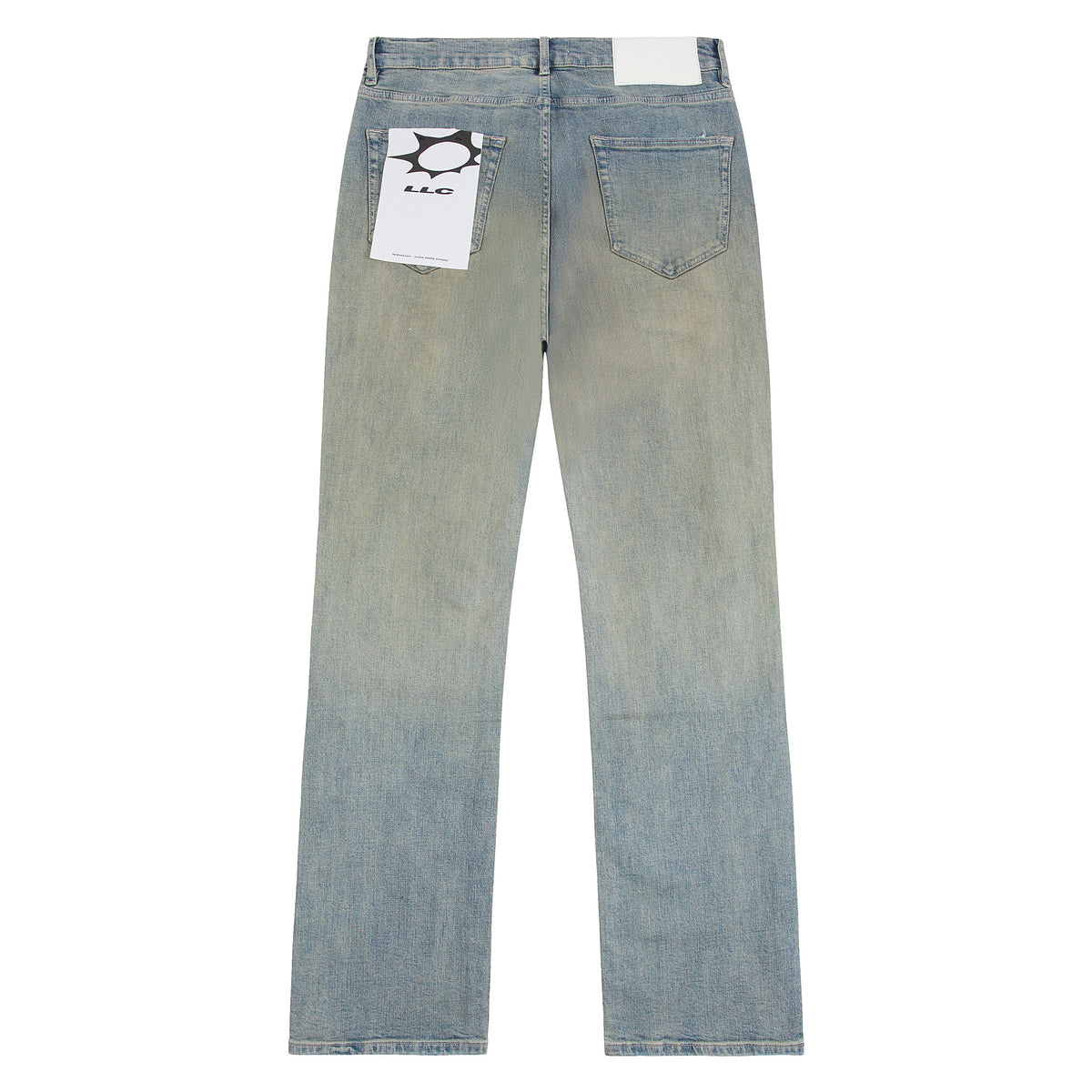 Dirty Ripped Flare Denim