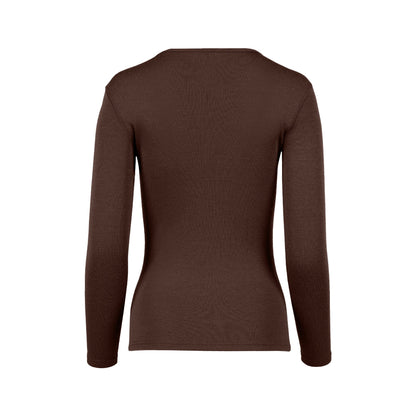 Women's 250 Thermal Long Sleeve Crew Brown