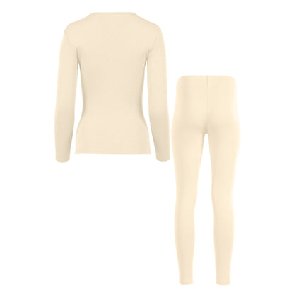 Women's 250 Long Sleeve & Leggings 2-Piece Natural