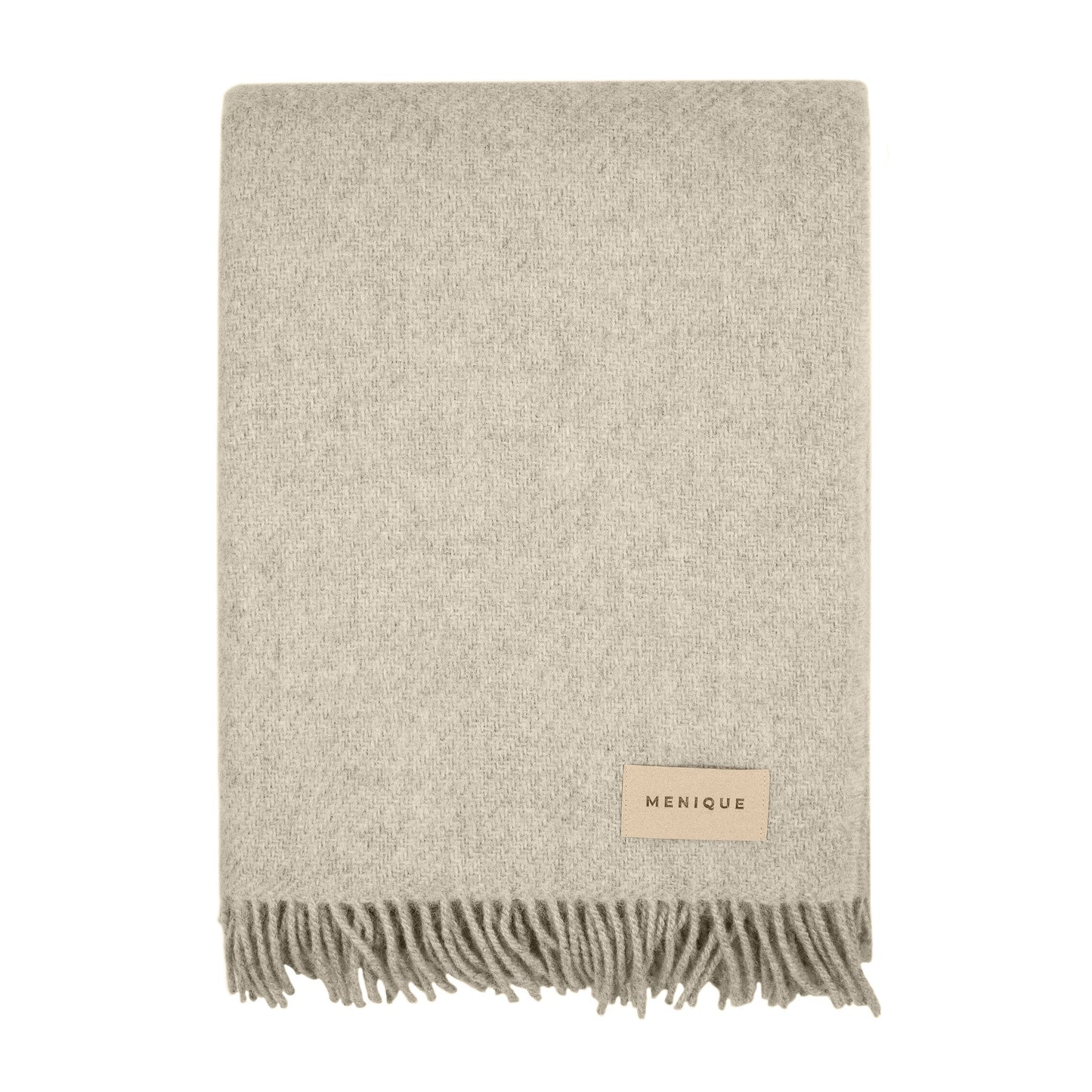 Natural Wool Blanket Throw Milan