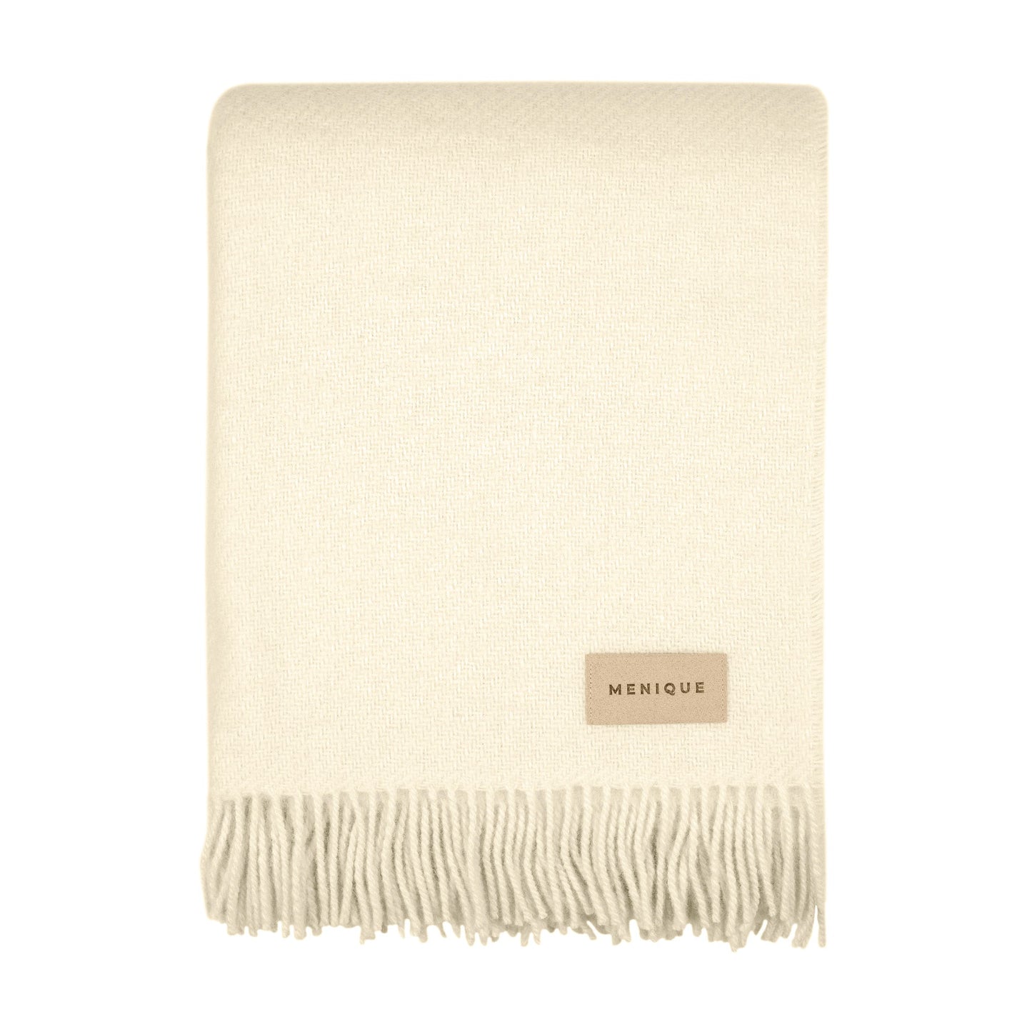Natural Wool Blanket Throw Milan