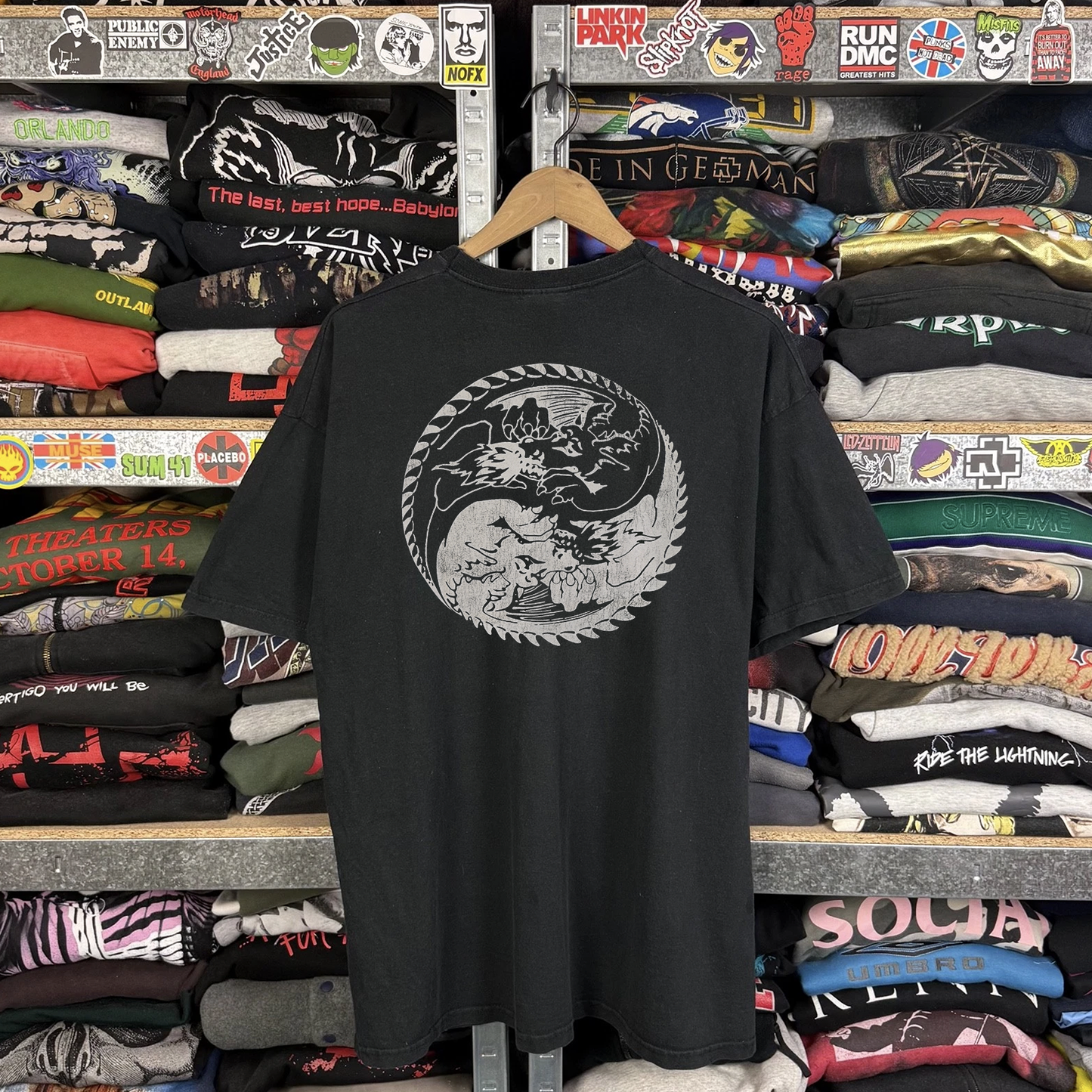 1993 Bruce Lee Washed Black Tee